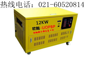 12千瓦汽油发电机， 消防发电机