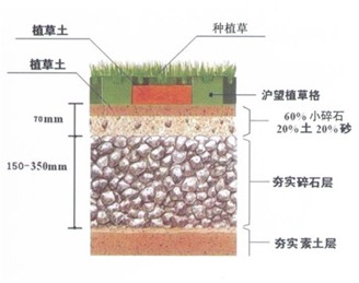 供应陕西植草格,施工工艺施工方法