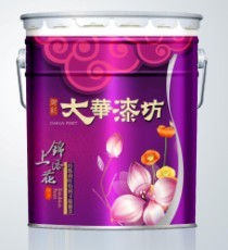 中国民族油漆大华珍珠荷叶负离子墙面漆