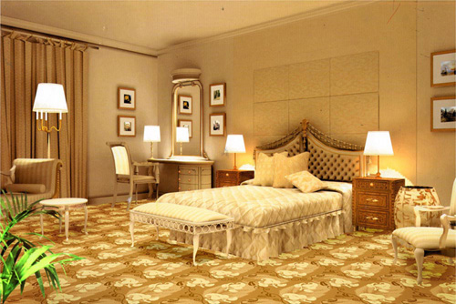 羊毛地毯供应卧室 客房 睡房地毯 酒店套房地毯