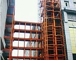 武汉天都大酒店观光电梯钢结构