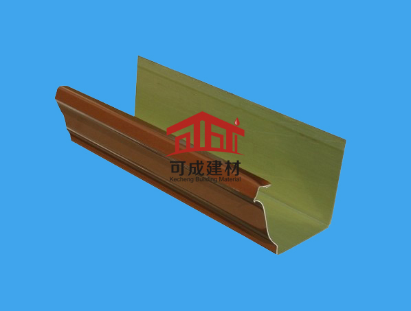 厂家直销东北地区彩铝天沟，金属檐槽，经久耐用，美观