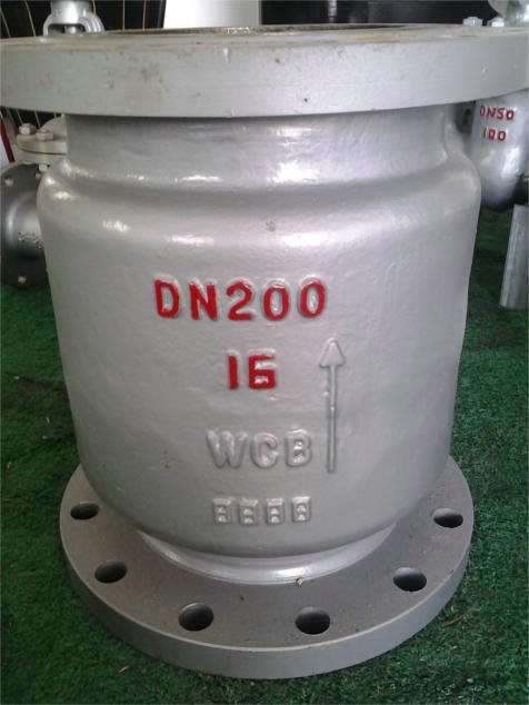温州H42W-64P-DN80立式止回阀