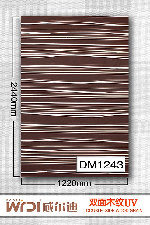供应橱柜门板双面木纹UV板沈阳威尔迪