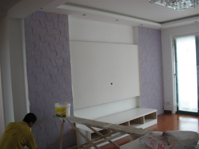 家居装修市场杀出黑马液体壁纸广受欢迎