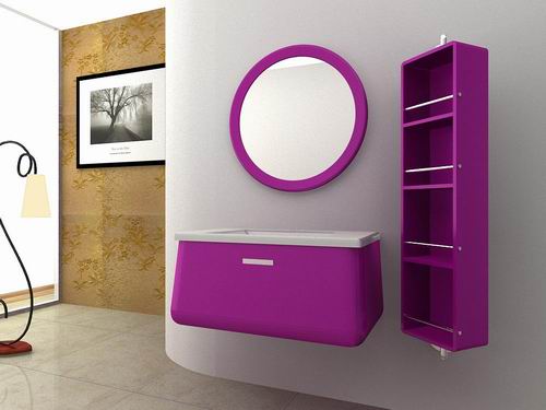 卫浴洁具加盟彩色浴室柜
