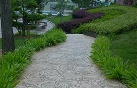 上海压模地坪斑彩厂家专业销售