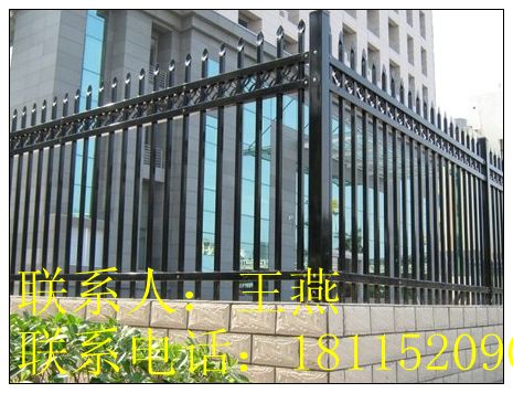 石家庄锌钢喷塑护栏围墙护栏