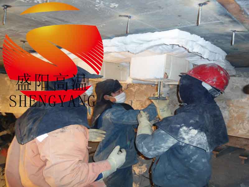 微拱型隧道窑改平顶隧道窑窑顶用保温材料