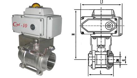 进口电动球阀||进口电动内螺纹球阀