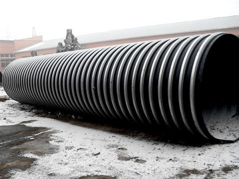 长期供应大口径HDPE钢塑复合缠绕管