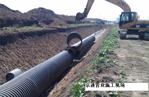天津出售300-2600mm钢带螺旋波纹管，埋地排污管