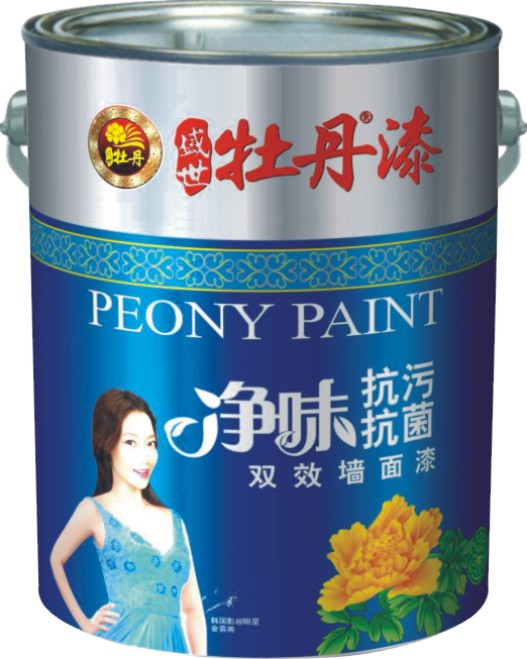 牡丹漆 净味抗污抗菌双效墙面漆