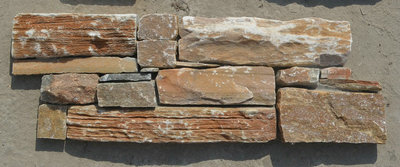 水泥文化石-黄木纹板岩