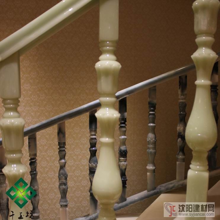 厂家直销高档玉石楼梯  会所家装专用