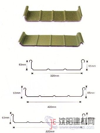 直立锁边铝镁锰YX65-430屋面系统