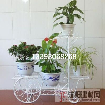 铁艺花架带给人们落落大方的亲切感
