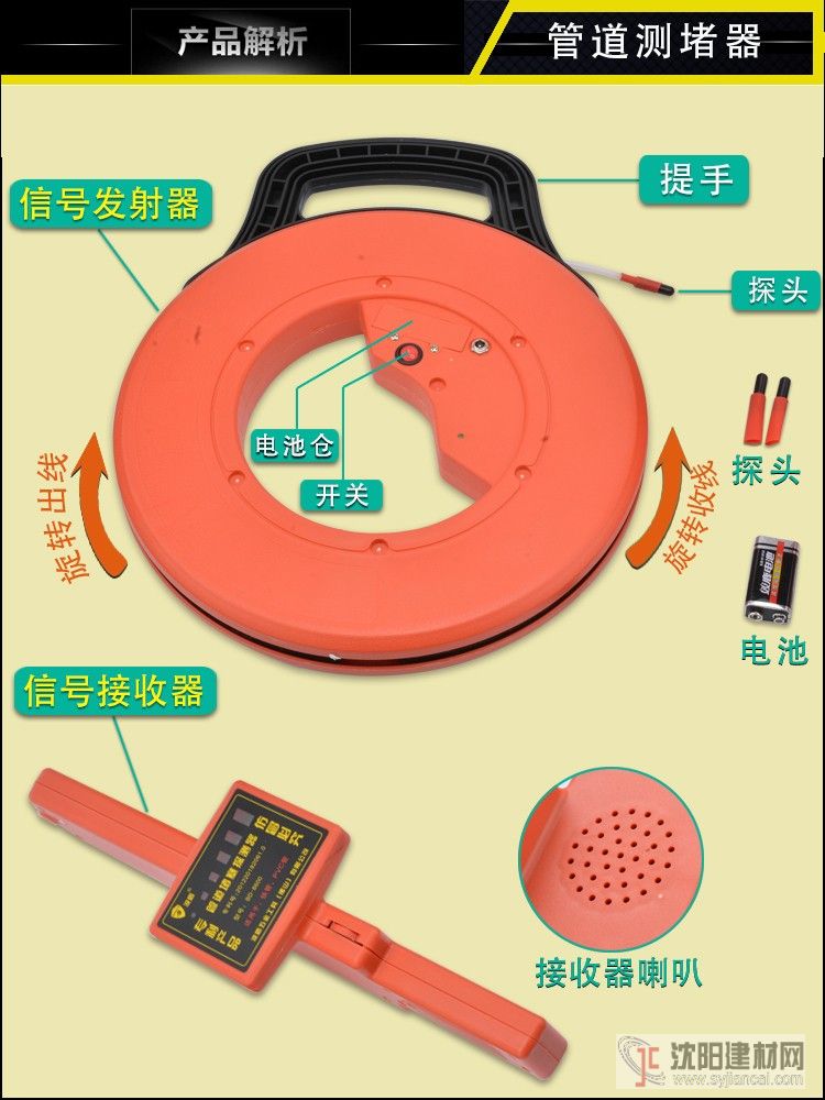 供应新型电线管道堵塞位置探测仪