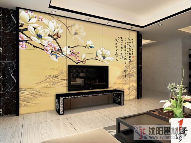 瓷砖背景墙 电视背景墙 沙发背景墙