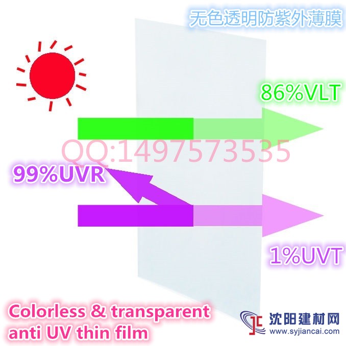 无色透明pet防紫外线薄膜