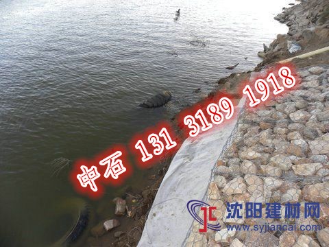 水库加固石笼网 防洪固堤镀锌覆塑石笼网垫