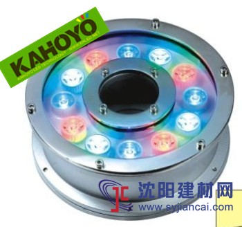 LED大功率全彩环形喷泉灯，中孔灯