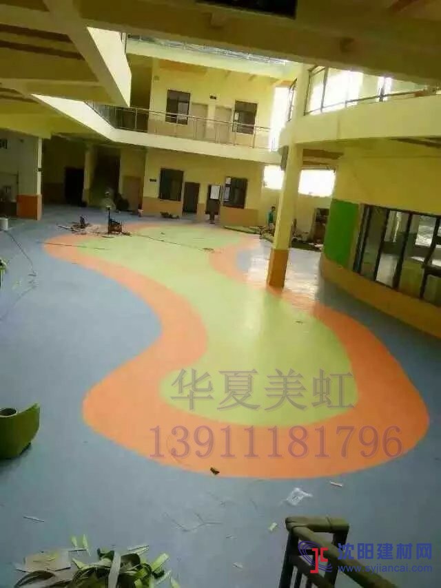 厂家直销沈阳幼儿园环保地胶