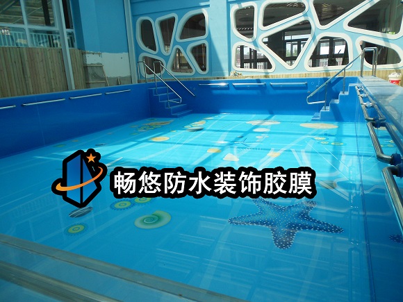 菏泽市七巧板幼儿园泳池防水胶膜