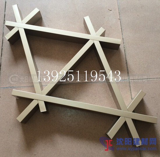 广东铝格栅价格实惠专业生产批发优质三角形铝格栅