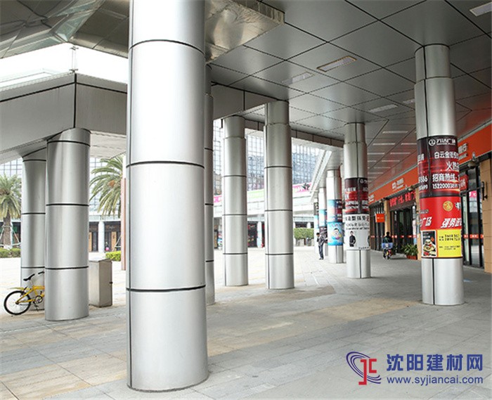 广东加工厂家供应地铁站工装包柱铝单板