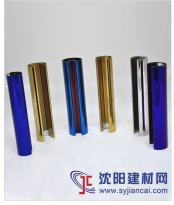 304不锈钢管异型管喜有沃单槽彩色不锈钢管