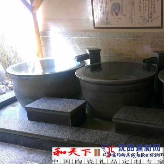 定做陶瓷缸厂家 温泉中心洗浴大缸定制
