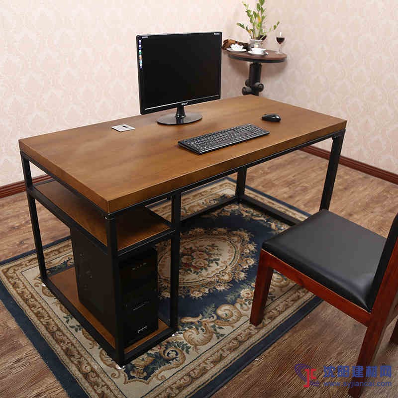 台式电脑桌椅组合简约书桌办公室桌子