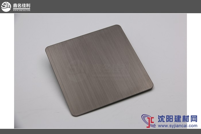 彩色不锈钢黑钛拉丝板 不锈钢拉丝板供应商