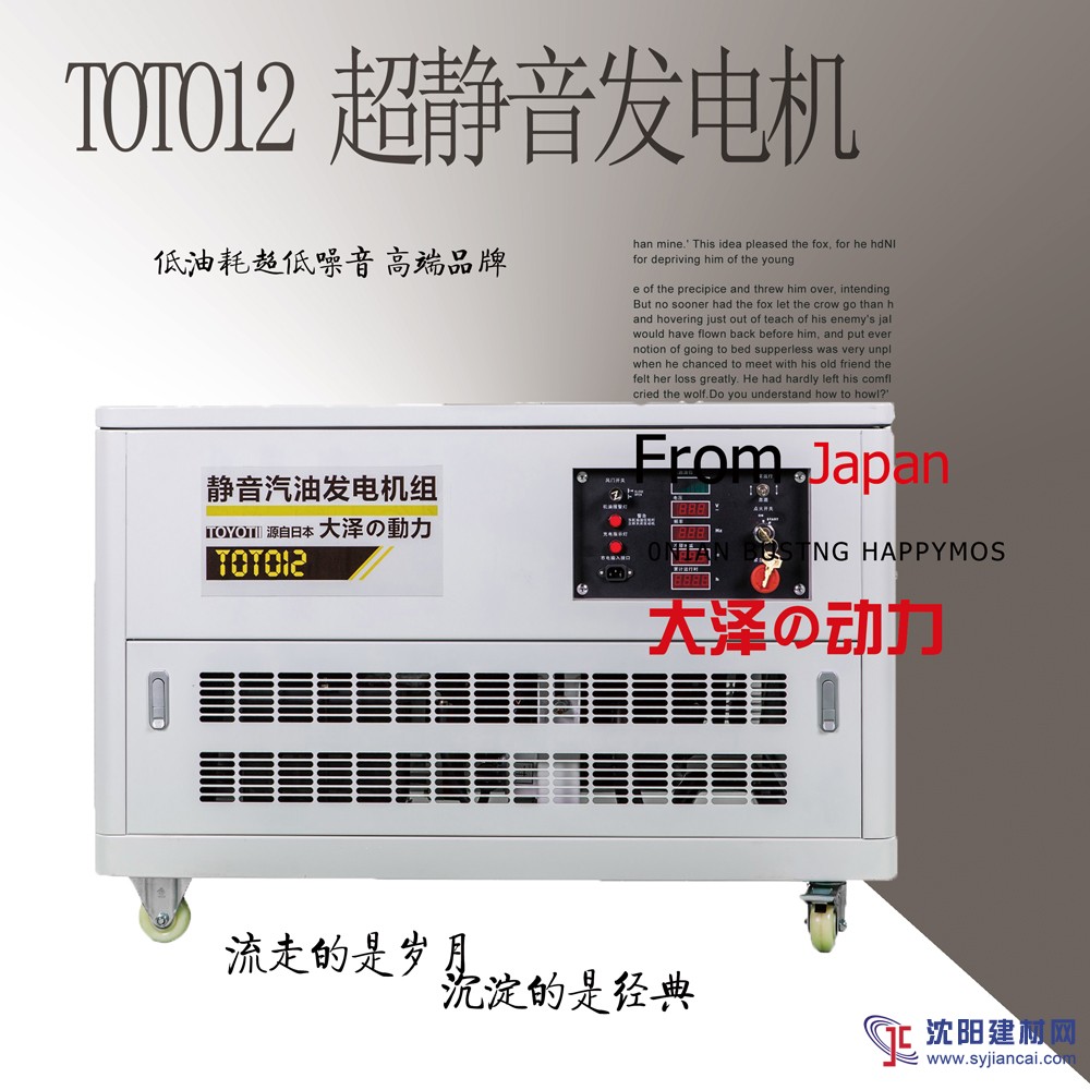 静音式12kw汽油发电机优势