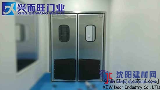 衡水304不锈钢自由防撞门兴而旺门业直销