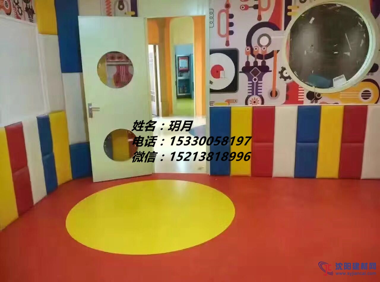 大兴硕驰幼儿园拼花PVC地板