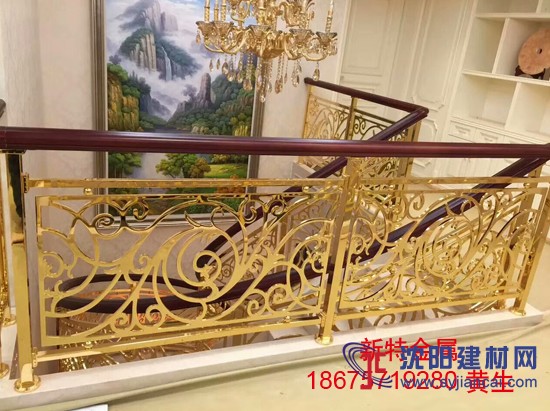 大家风范高档楼梯护栏设计订做高档屏风壁画