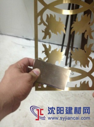 镜面不锈钢屏风加工