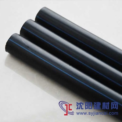 润硕管业黑色聚乙烯dn110pe给水管材规格