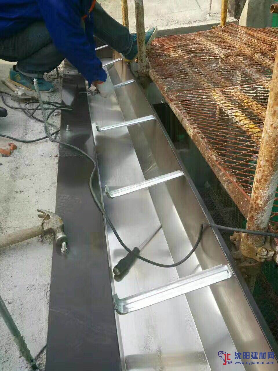 沈阳铝合金成品天沟金属雨水管生产厂家