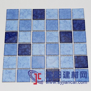 北京群舜泳池砖厂家窑变马赛克瓷砖