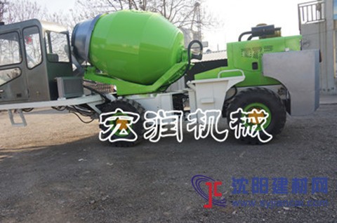 装载移动式混凝土搅拌车 自装自卸自搅拌混凝土搅拌