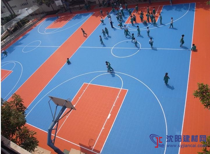 室外篮球场悬浮地板环保防滑网球场拼装地板