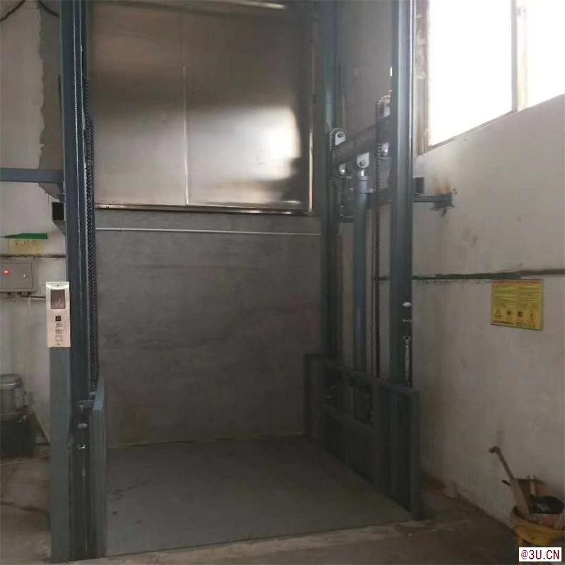 菏泽导轨式升降机固定液压升降平台厂房专用货物电梯