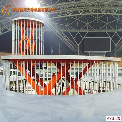 固定式升降舞台液压电动升降台小型舞台升降机
