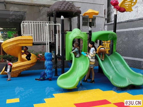 广州幼儿园地板软米格悬浮塑料地板现货