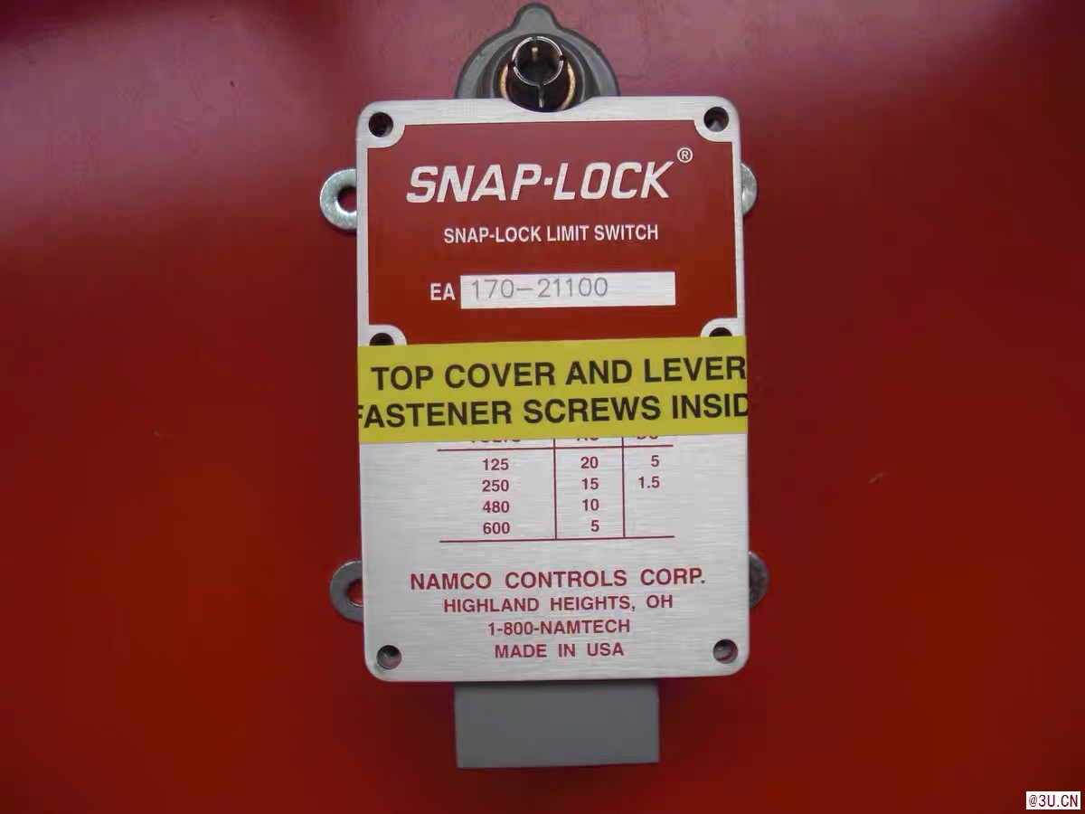 美国进口 SNAP-LOCK行程开关 EA170-21100 建材网