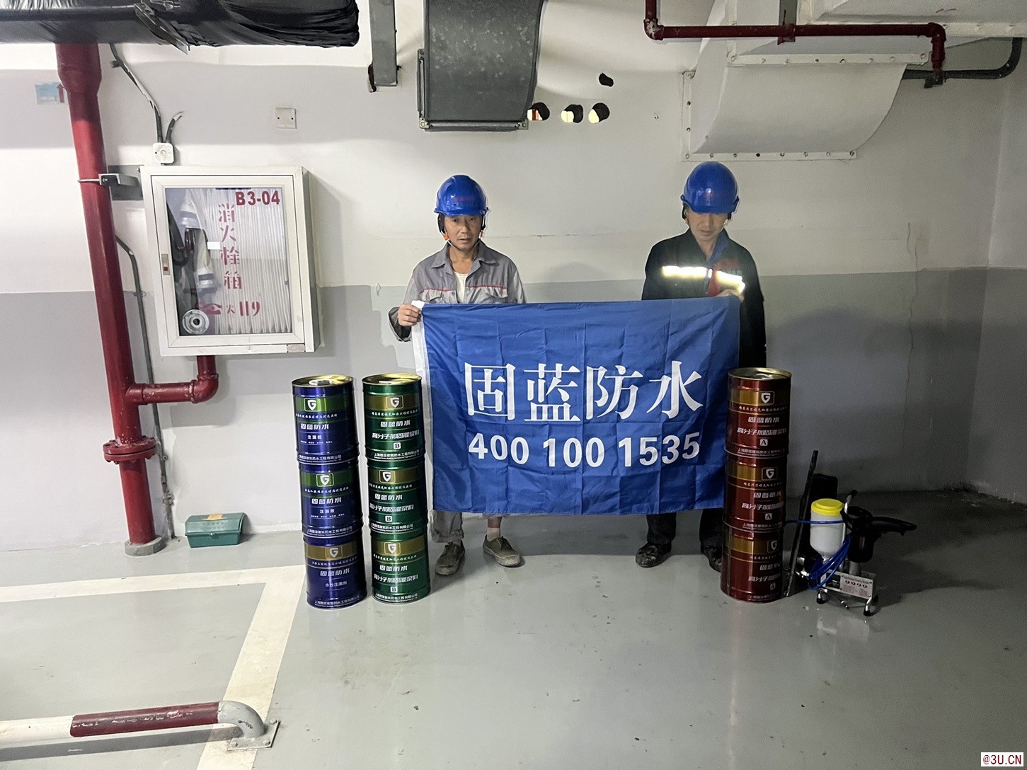 高压化学灌浆堵漏公司上海固蓝建筑 注浆防水