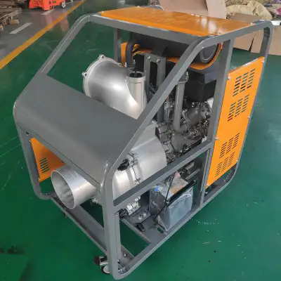 翰丝8寸双缸汽柴油机泵应急抢险排水泵HS80DPE